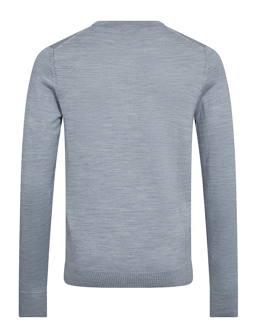 Bruun & Stengade - BS Jupiter Regular Fit Knitwear - rundhalsad - light blue - 1