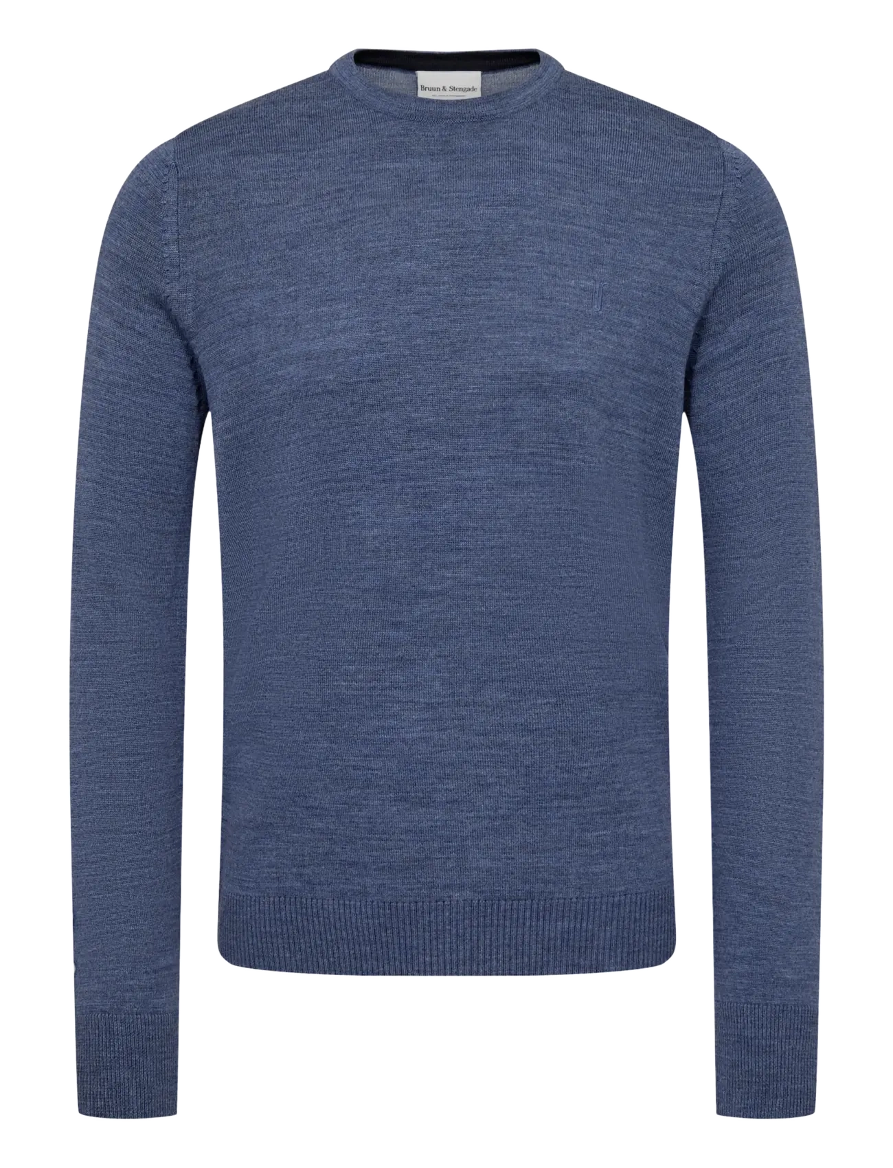 Bruun & Stengade BS Jupiter Regular Fit Knitwear - Rundhals - OCEAN / blue