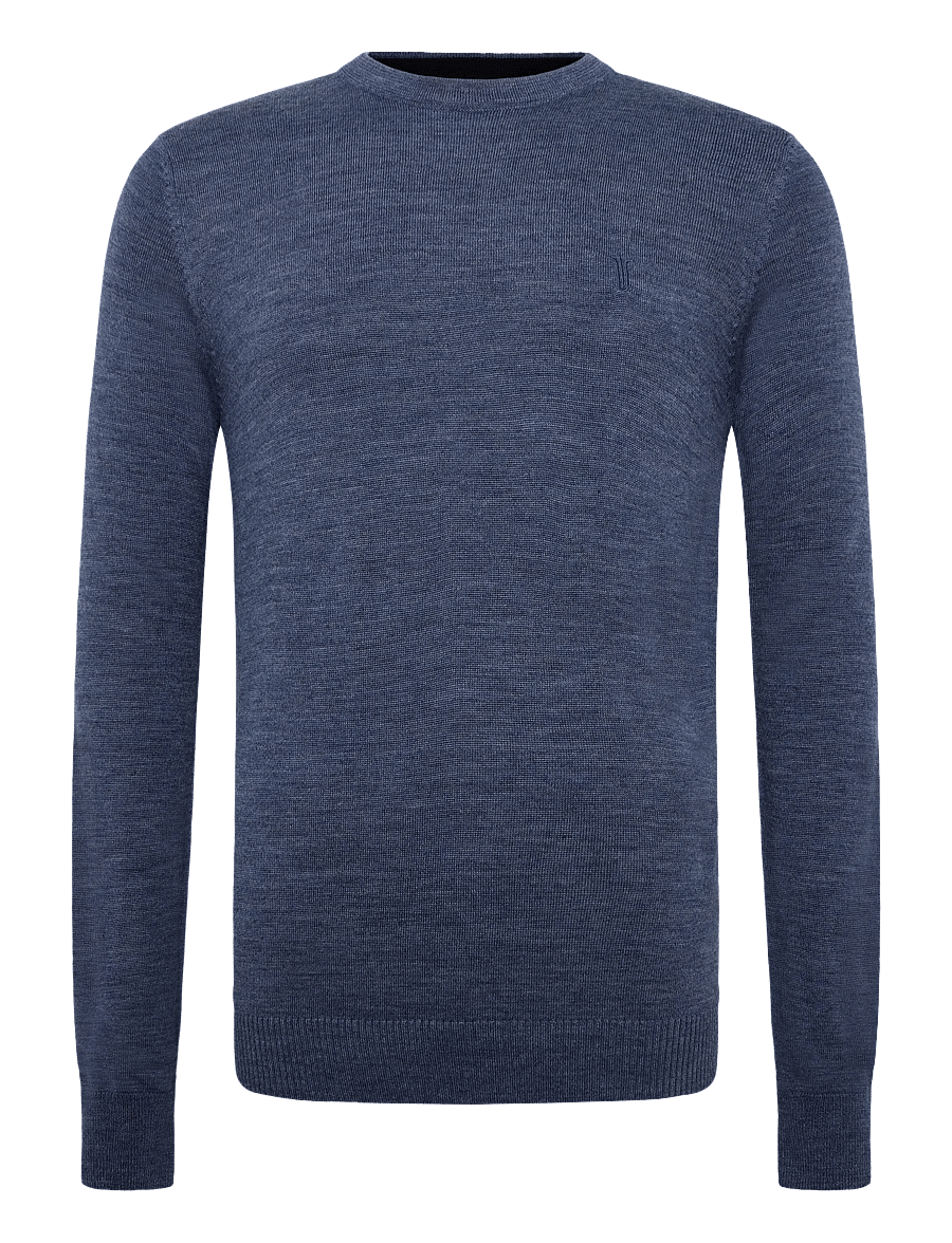 Bruun & Stengade - BS Jupiter Regular Fit Knitwear - rundhals - ocean - 1