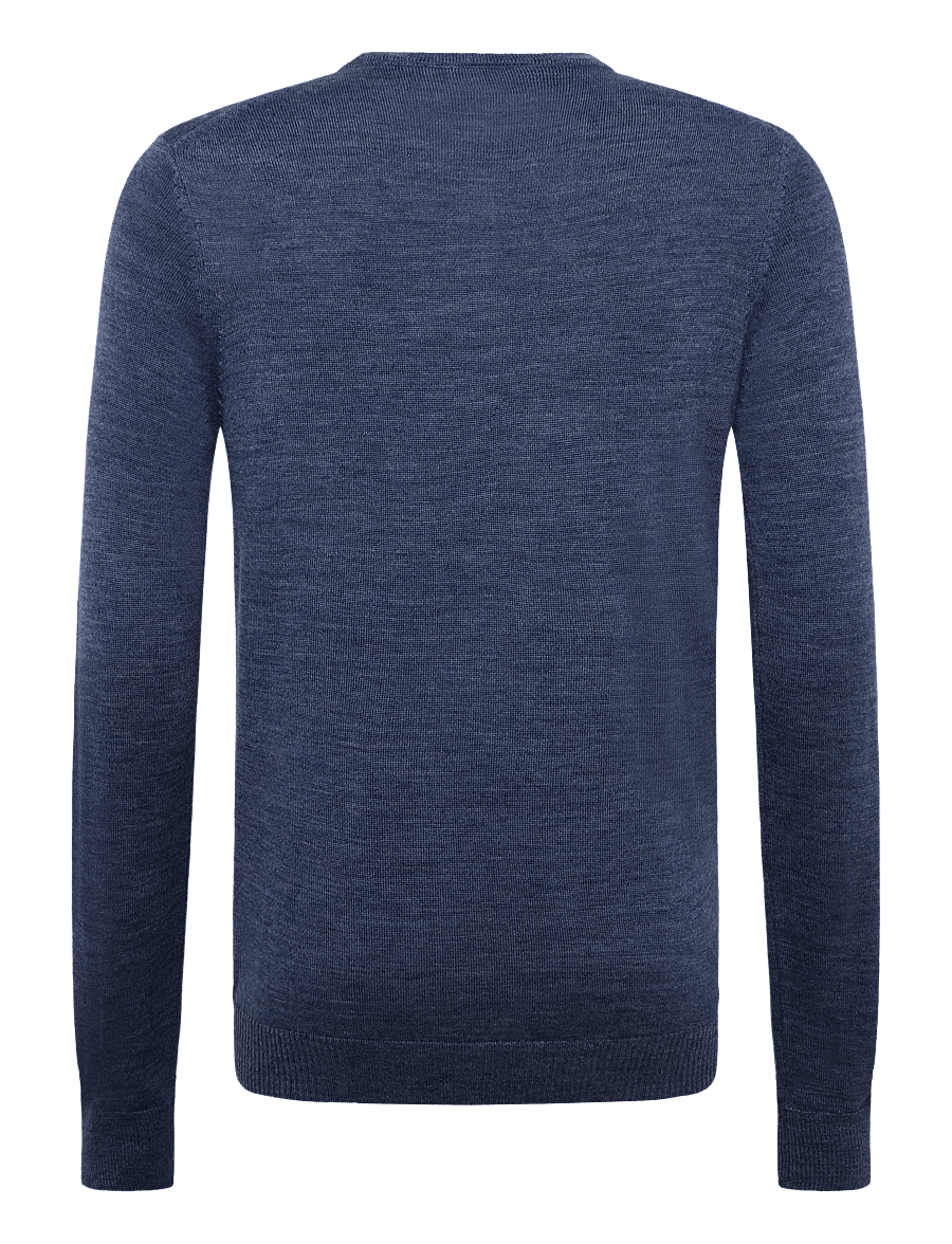 Bruun & Stengade - BS Jupiter Regular Fit Knitwear - rundhals - ocean - 2