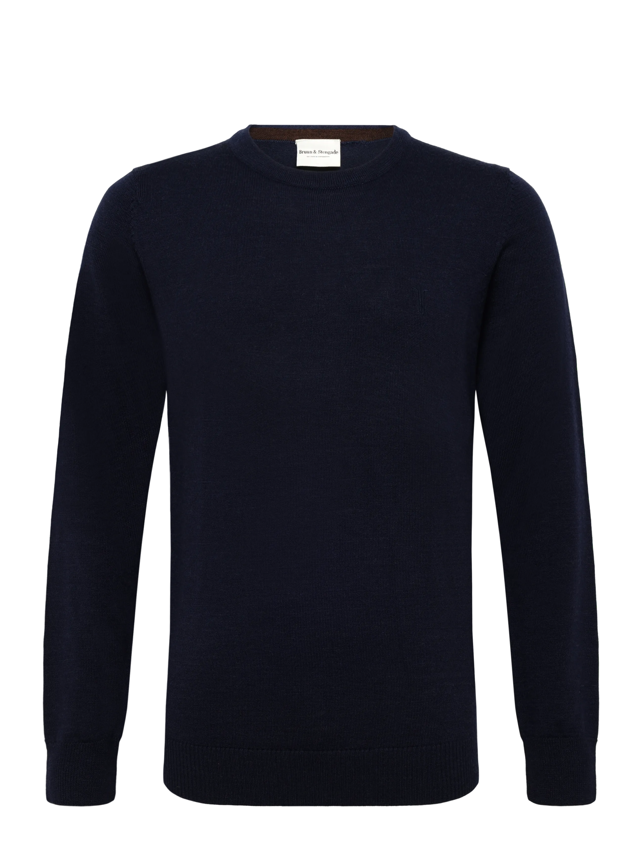 Bruun & Stengade BS Jupiter Regular Fit Knitwear - Strickmode - THUNDER / navy