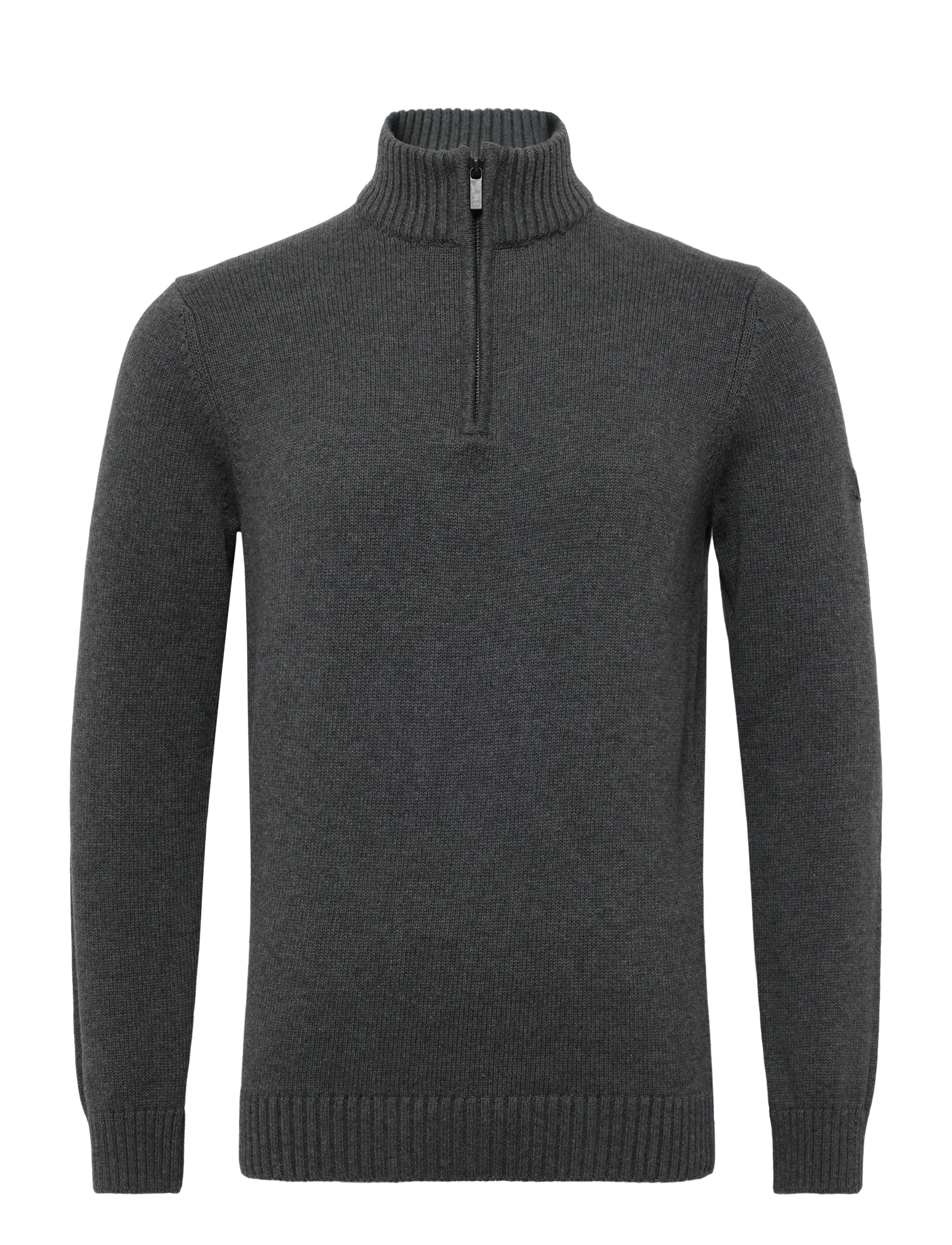 Bruun & Stengade BS Cunha Regular Fit Knitwear - Kudumid - GREY / grey