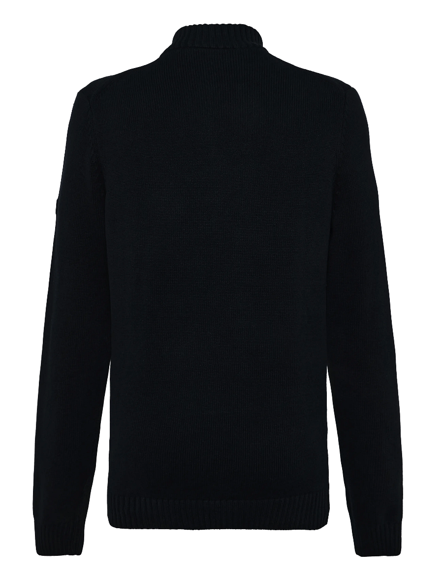Bruun & Stengade - BS Cunha Regular Fit Knitwear - pullover mit halbem reißverschluss - navy - 2