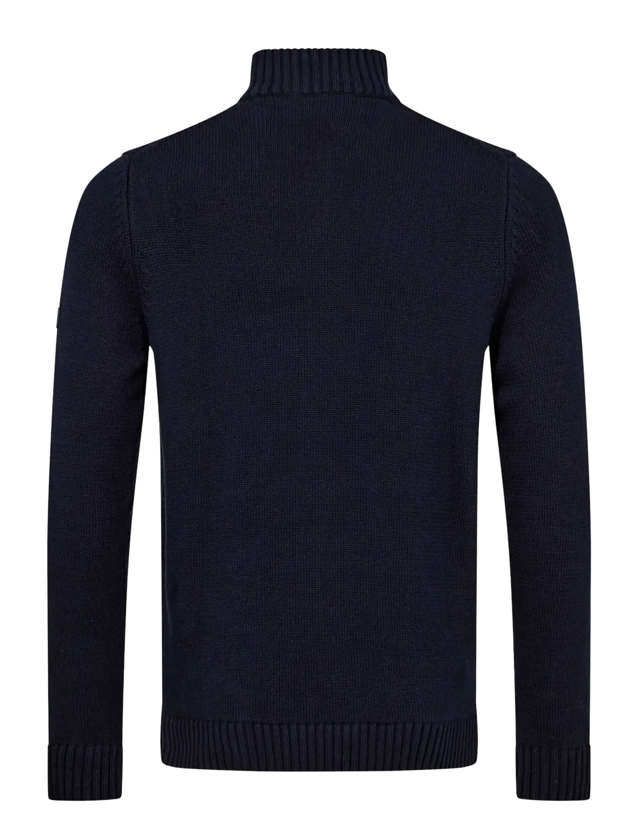 Bruun & Stengade - BS Cunha Regular Fit Knitwear - halfzip strik - navy - 1