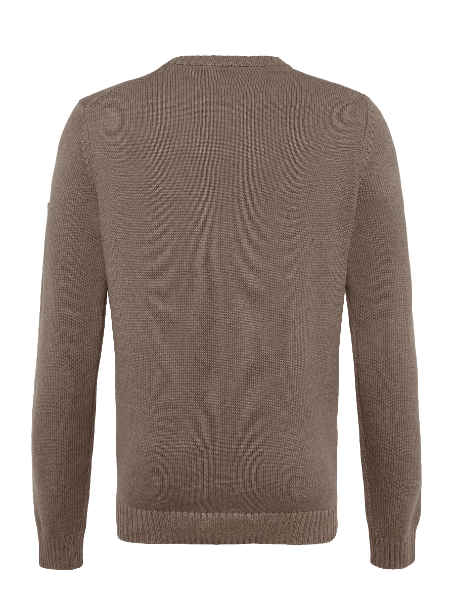 Bruun & Stengade - BS Rapa Regular Fit Knitwear - round necks - brown - 2