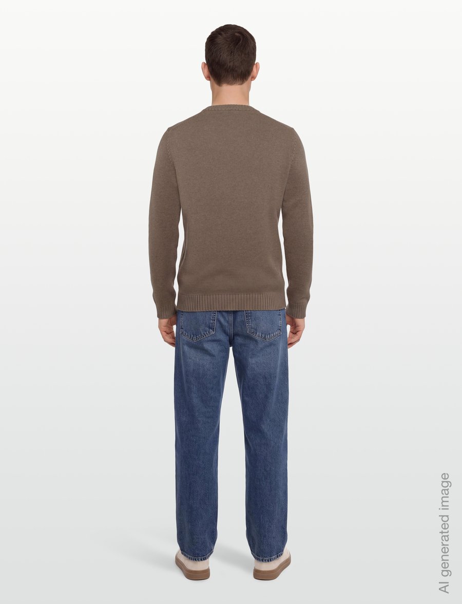 Bruun & Stengade - BS Rapa Regular Fit Knitwear - round necks - brown - 4