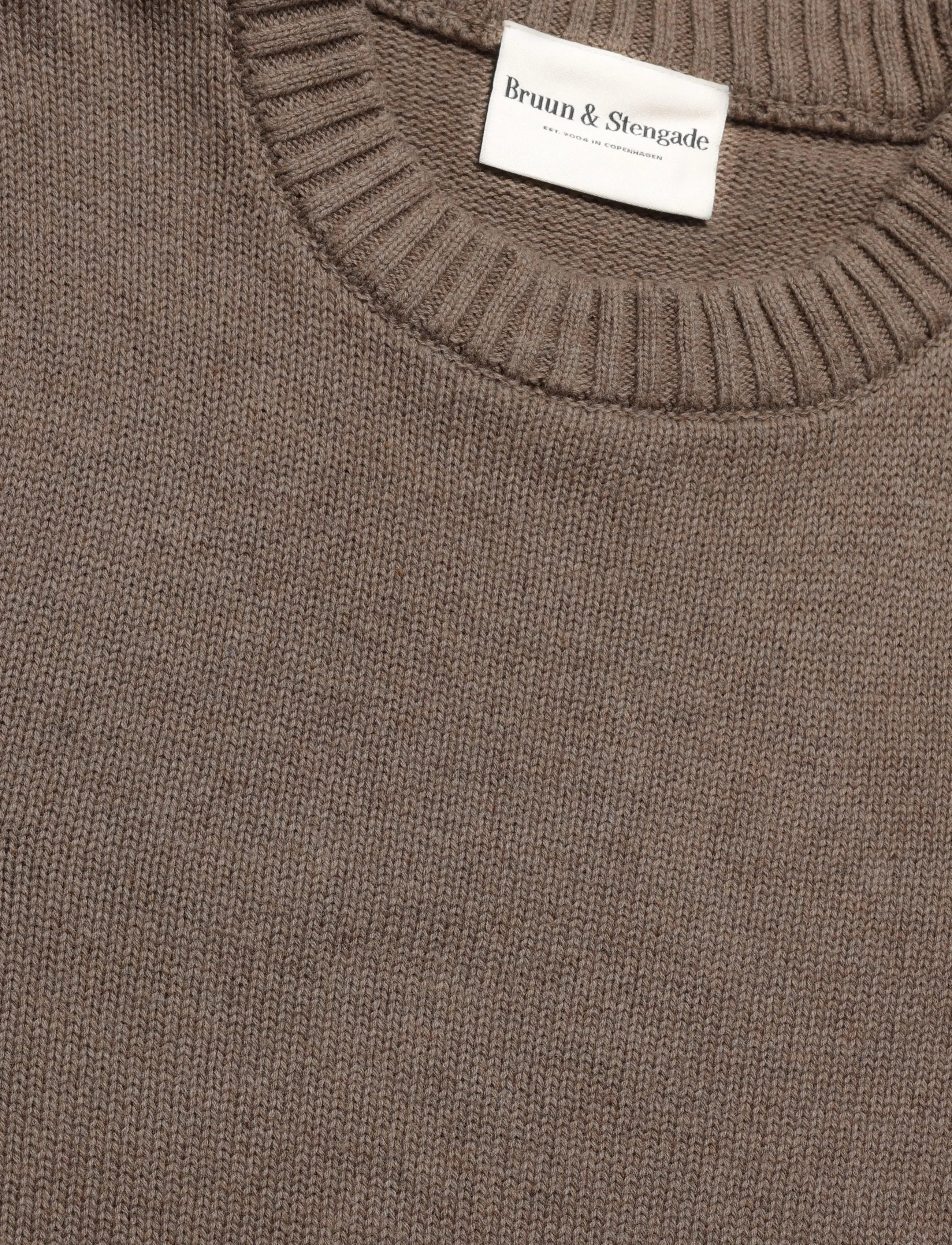 Bruun & Stengade - BS Rapa Regular Fit Knitwear - rundhals - brown - 2