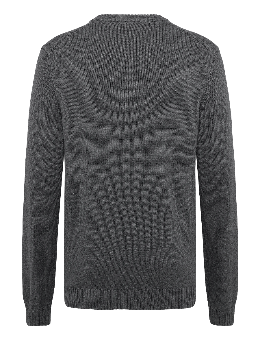 Bruun & Stengade - BS Rapa Regular Fit Knitwear - round necks - grey - 2