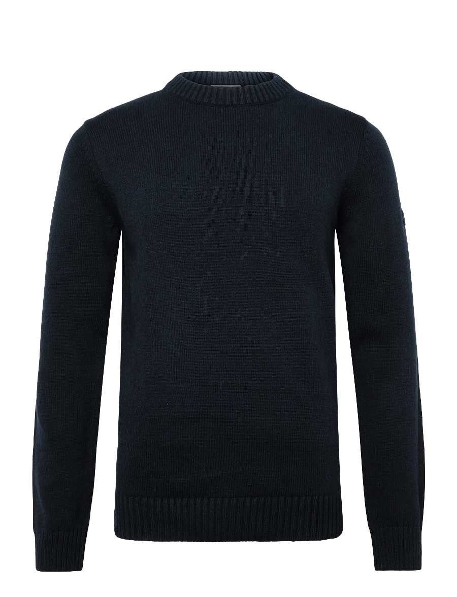 Bruun & Stengade - BS Rapa Regular Fit Knitwear - rundhals - navy - 1
