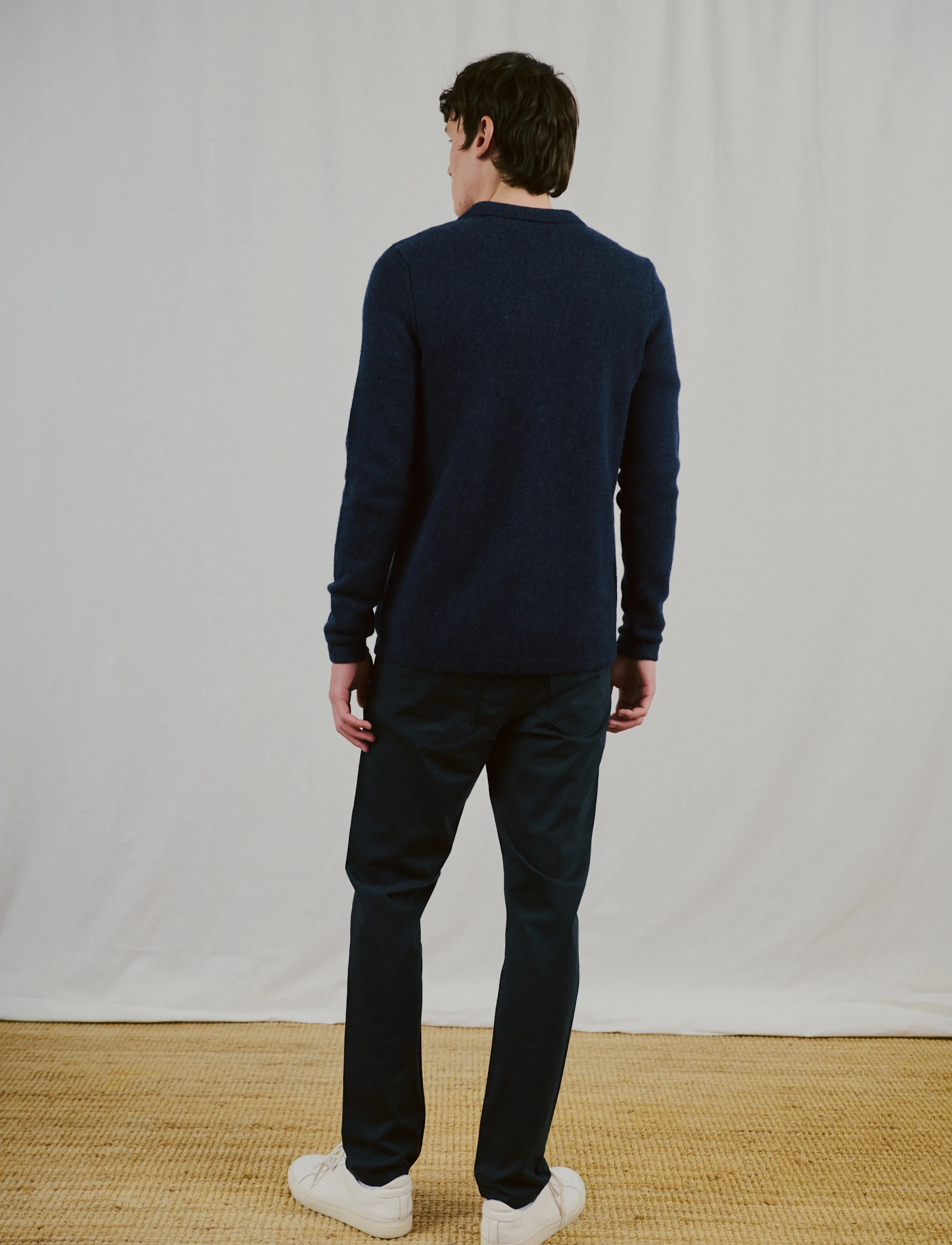 Bruun & Stengade - BS Moldova Regular Fit Knitwear - koftor - navy - 4