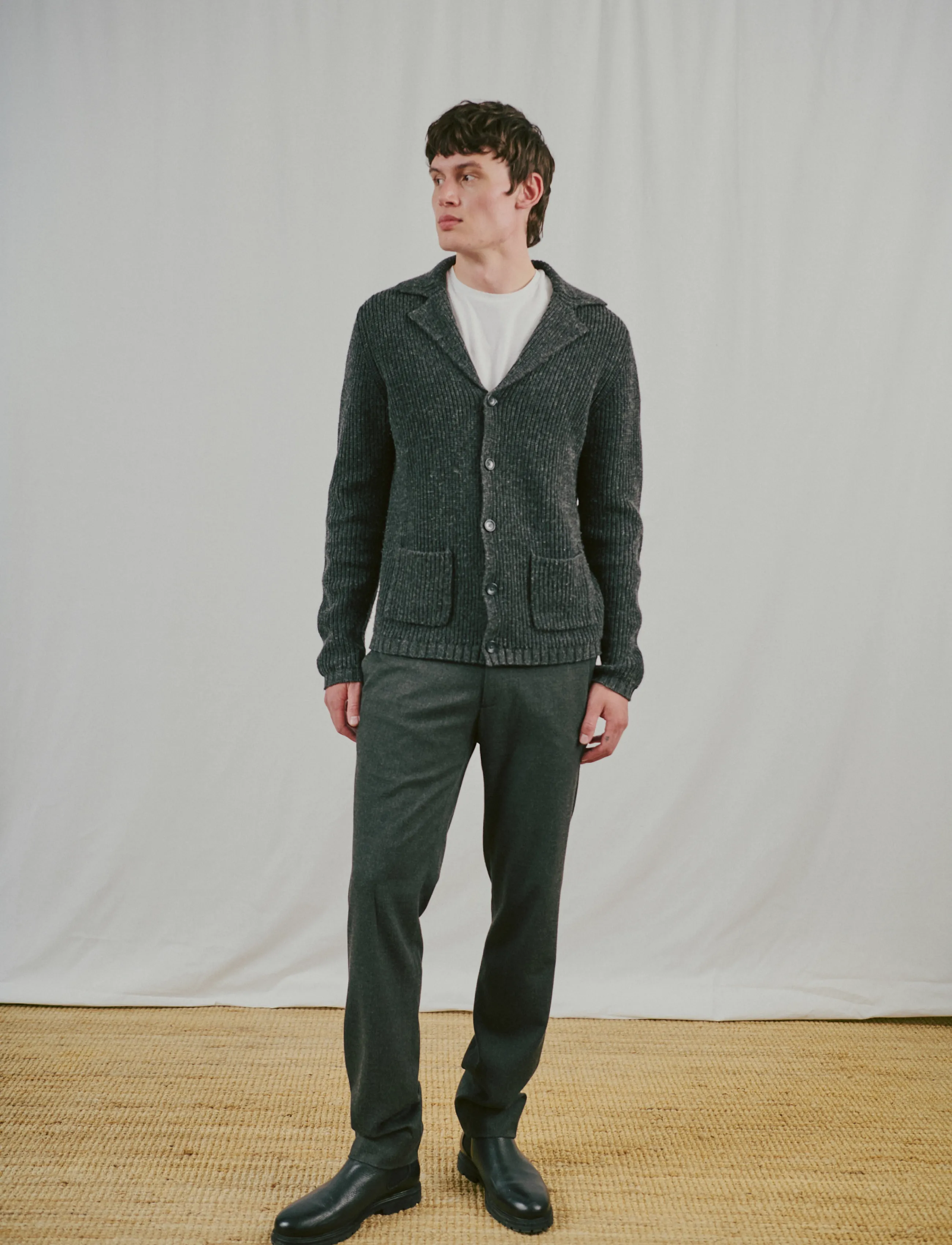 Bruun & Stengade - BS Nauru Regular Fit Knitwear - dark grey - 3