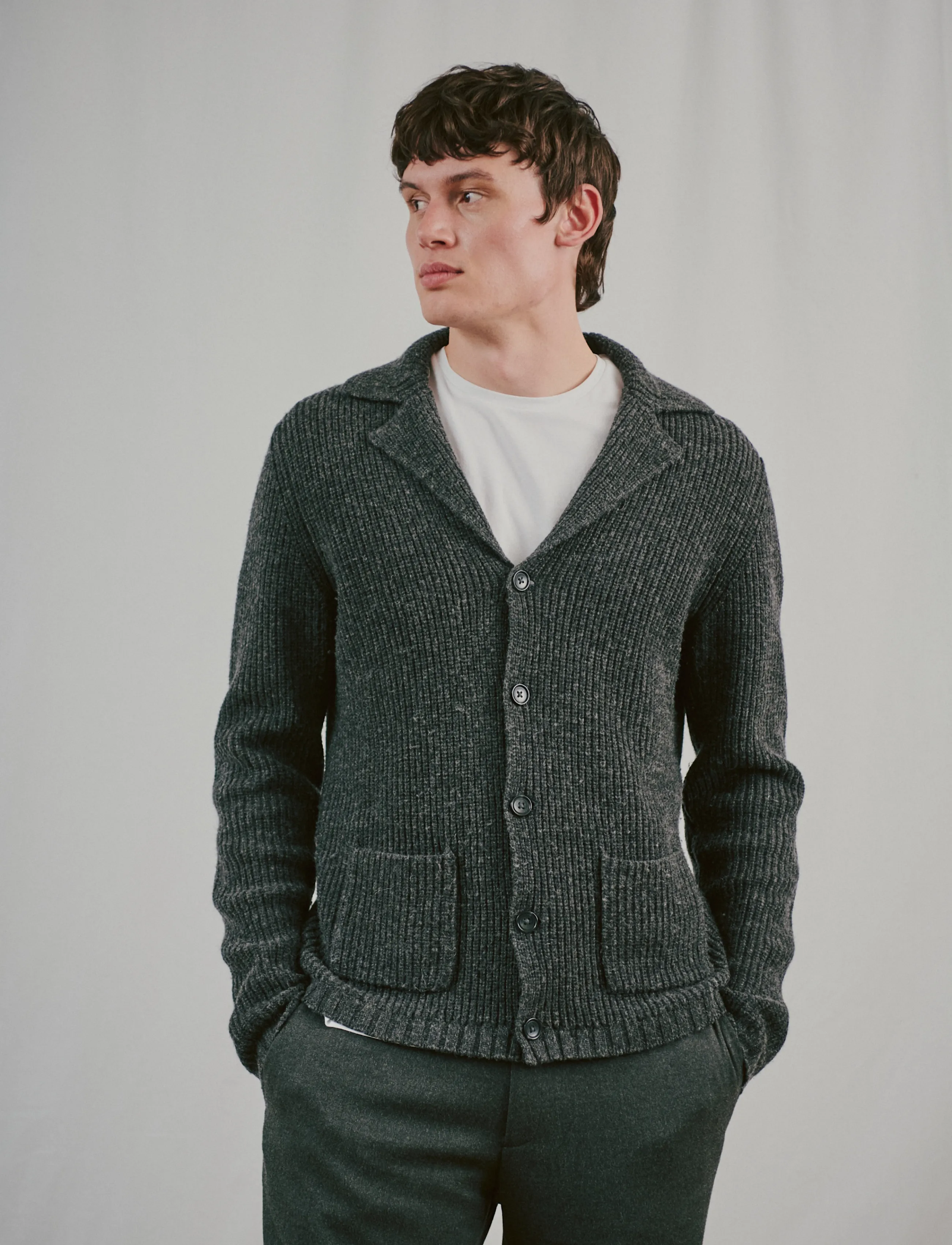 Bruun & Stengade - BS Nauru Regular Fit Knitwear - dark grey - 4