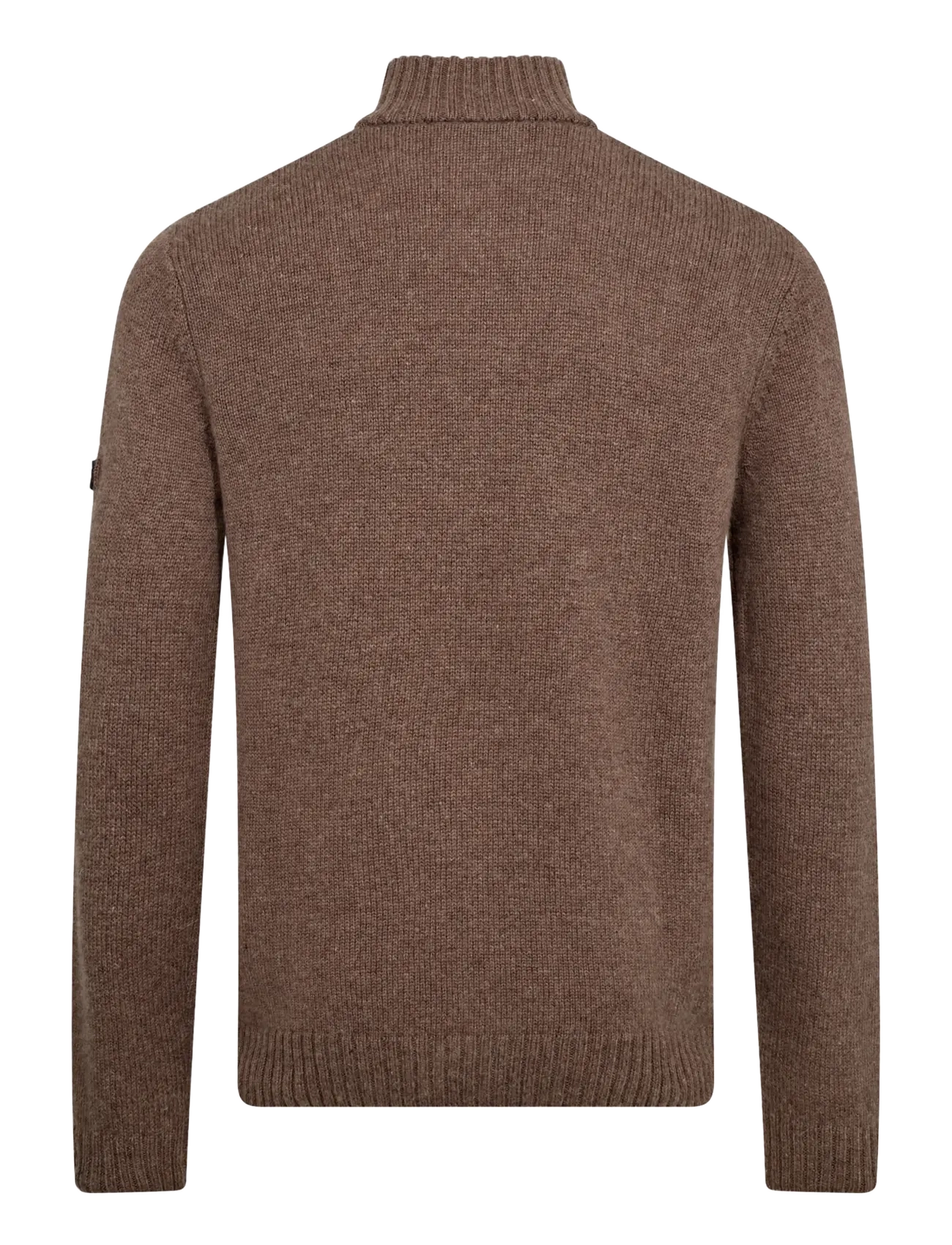 Bruun & Stengade - BS Socotra Regular Fit Knitwear - halfzip strik - mink - 2
