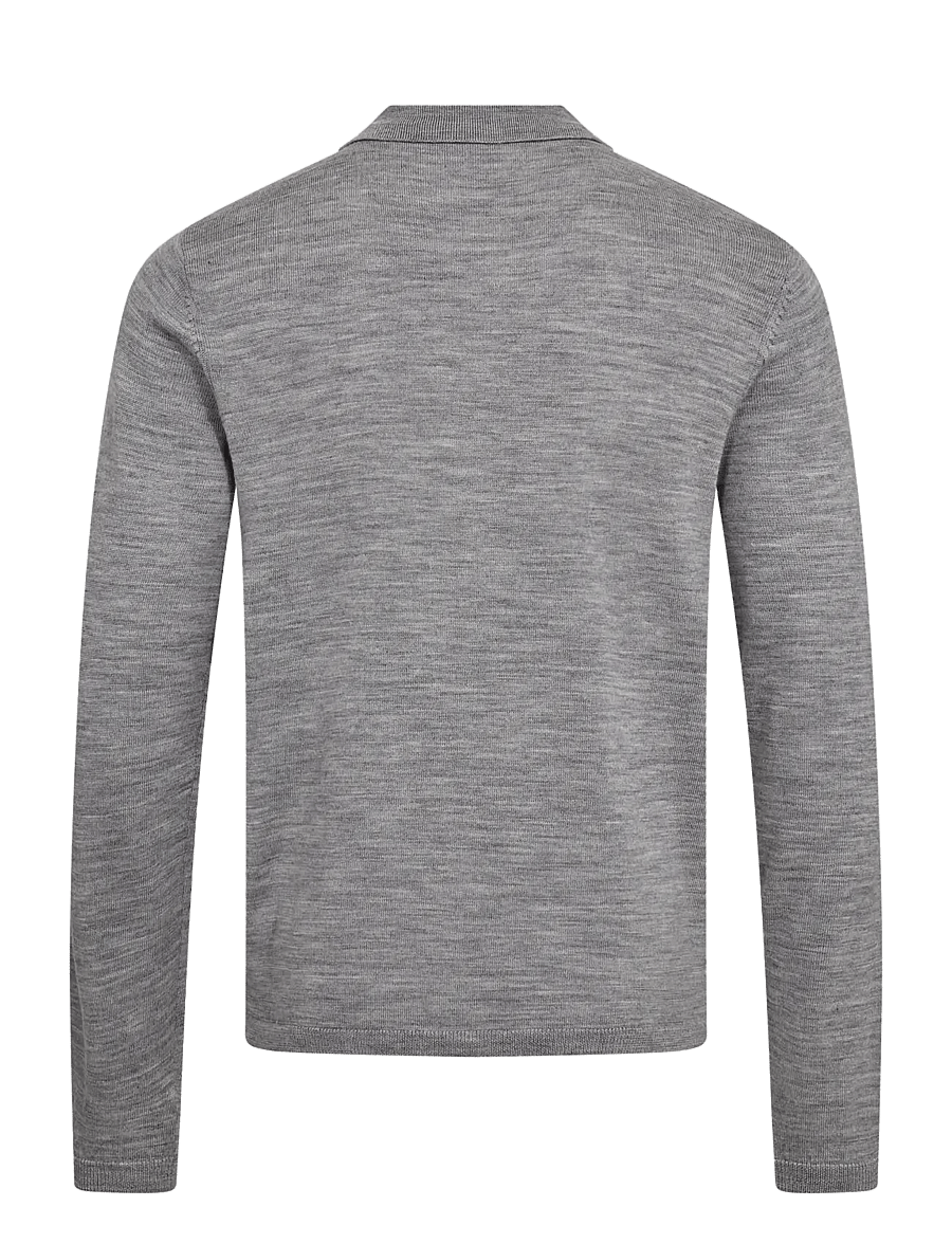 Bruun & Stengade - BS Zaouma Regular Fit Knitwear - cardigans - grey - 2