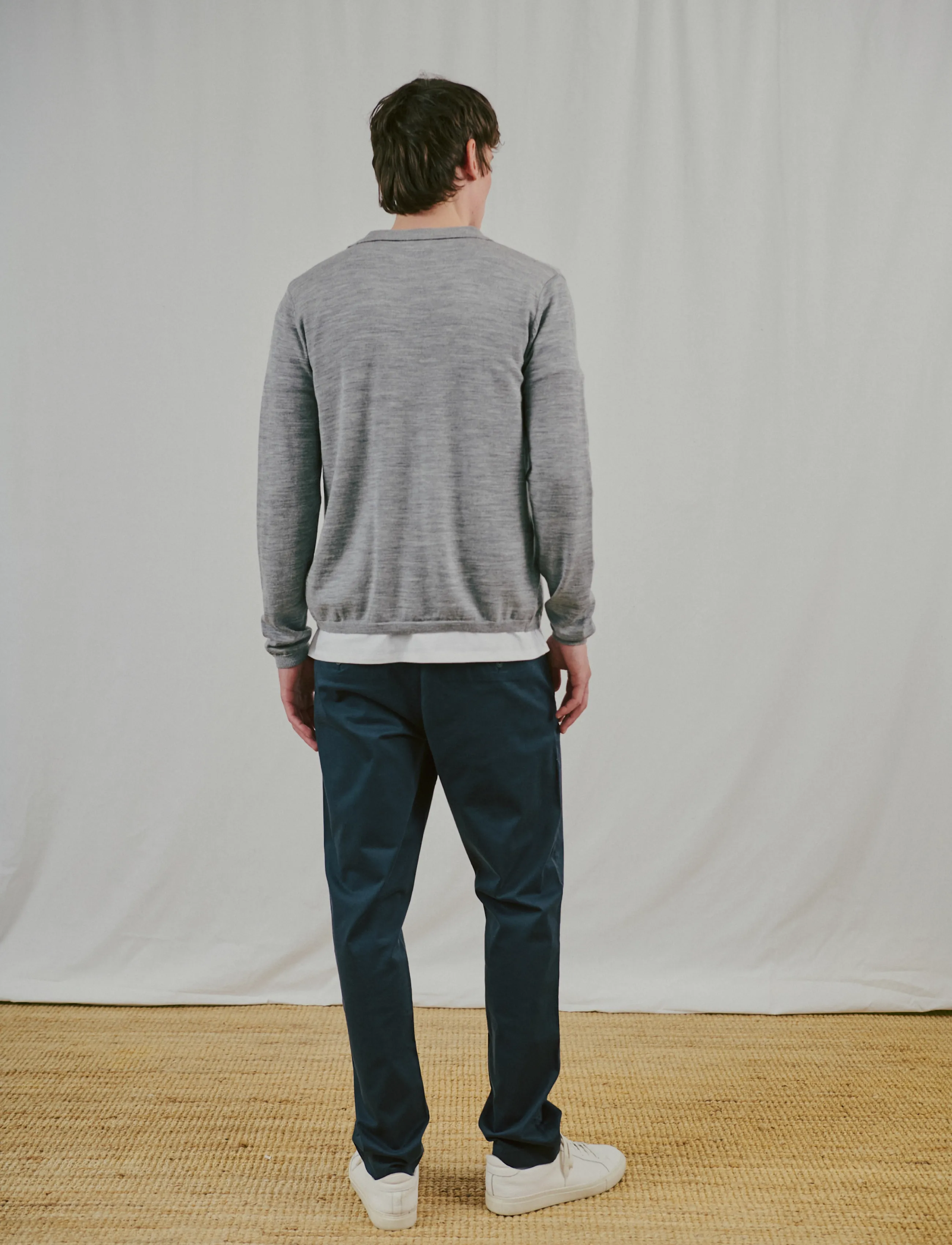 Bruun & Stengade - BS Zaouma Regular Fit Knitwear - koftor - grey - 4