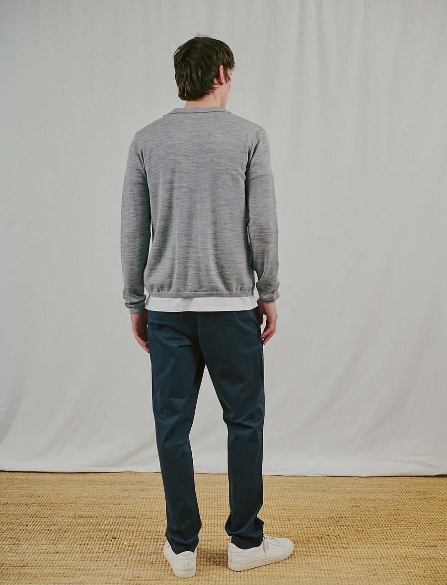 Bruun & Stengade - BS Zaouma Regular Fit Knitwear - cardigans - grey - 4