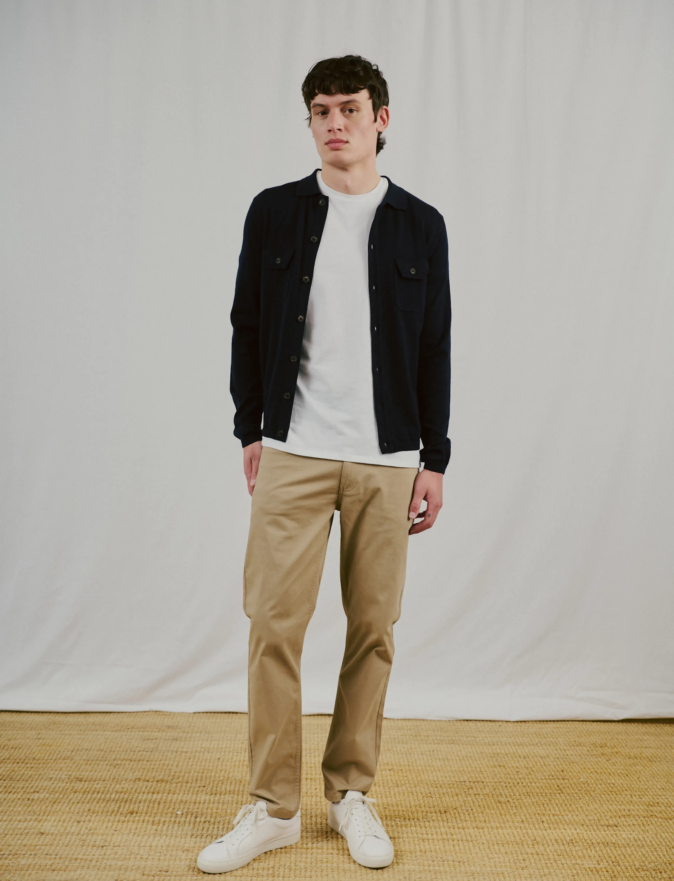 Bruun & Stengade - BS Zaouma Regular Fit Knitwear - koftor - navy - 3