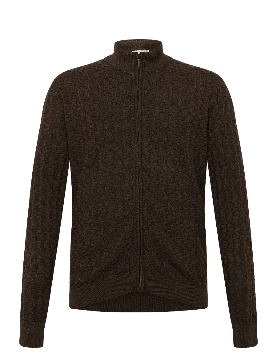 Bruun & Stengade - BS Mastor Regular Fit Knitwear - cardigans - forest - 1