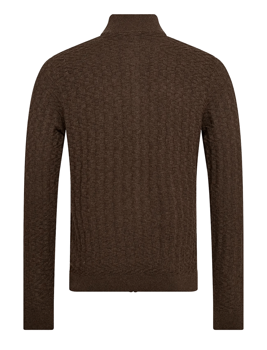 Bruun & Stengade - BS Mastor Regular Fit Knitwear - strickjacken - forest - 0