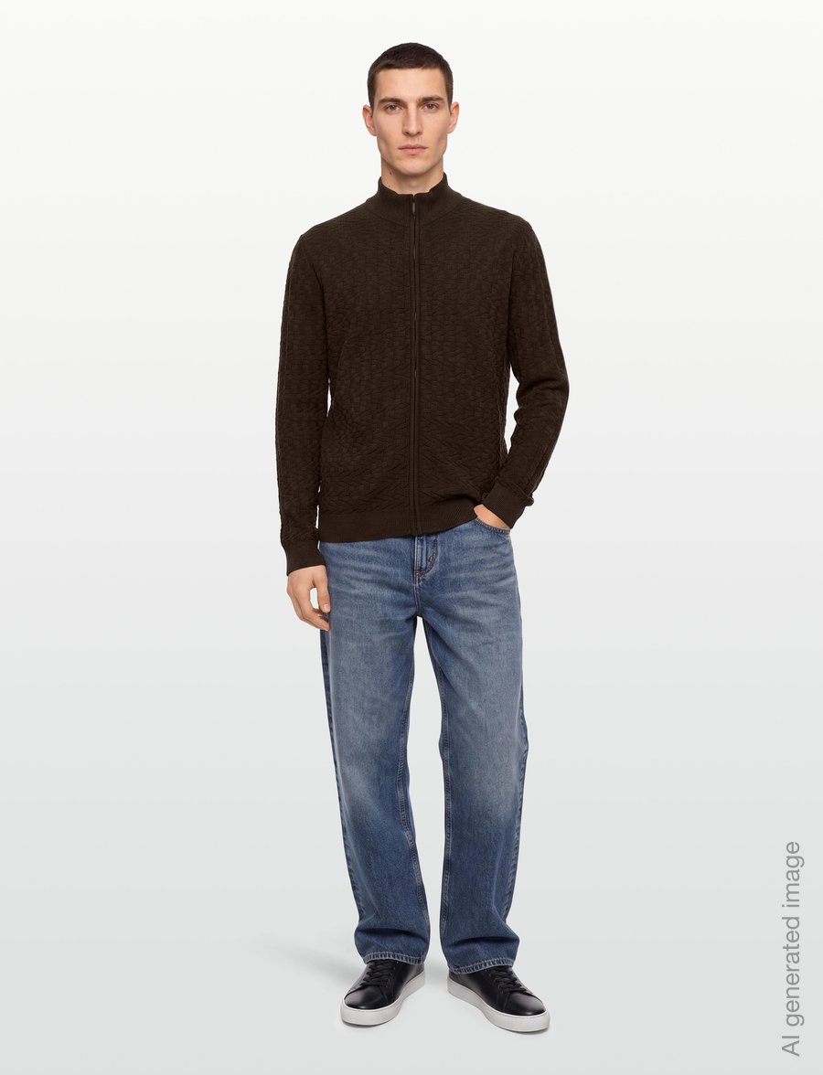Bruun & Stengade - BS Mastor Regular Fit Knitwear - cardigans - forest - 0