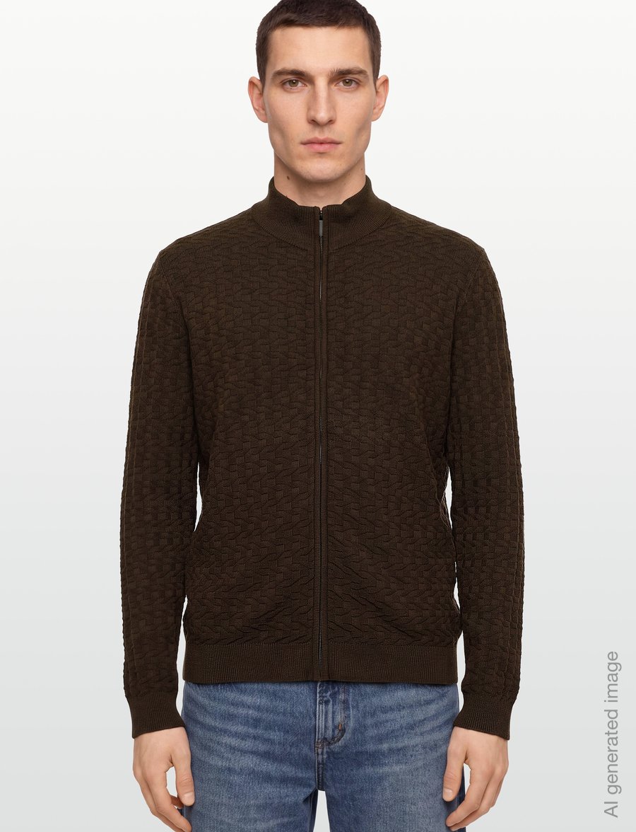 Bruun & Stengade - BS Mastor Regular Fit Knitwear - cardigans - forest - 3