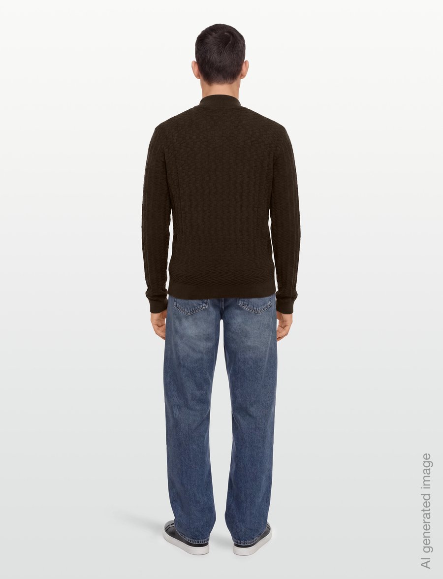 Bruun & Stengade - BS Mastor Regular Fit Knitwear - cardigans - forest - 4