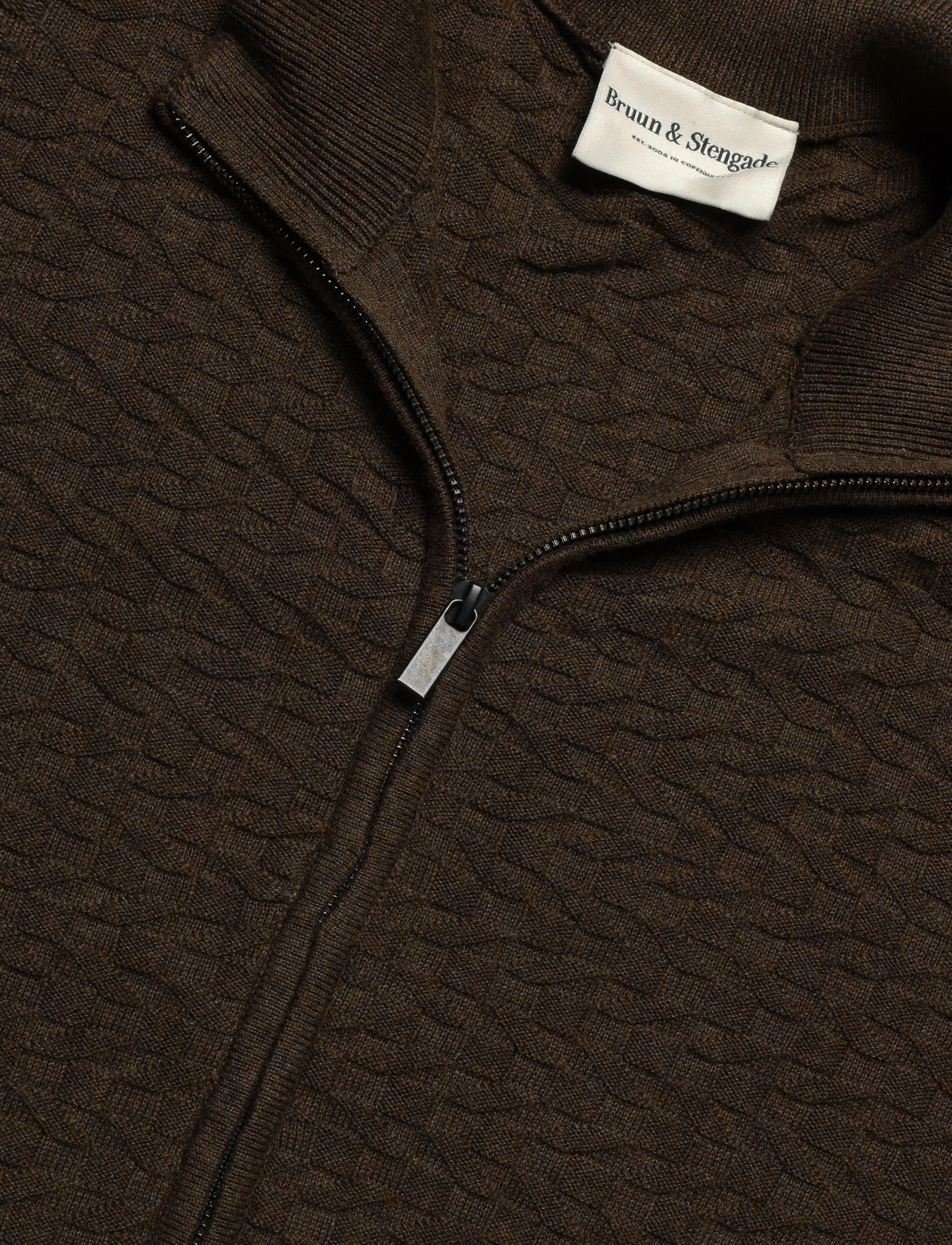 Bruun & Stengade - BS Mastor Regular Fit Knitwear - cardigans - forest - 5