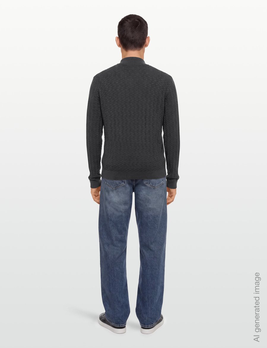 Bruun & Stengade - BS Mastor Regular Fit Knitwear - kardiganid - grey - 4