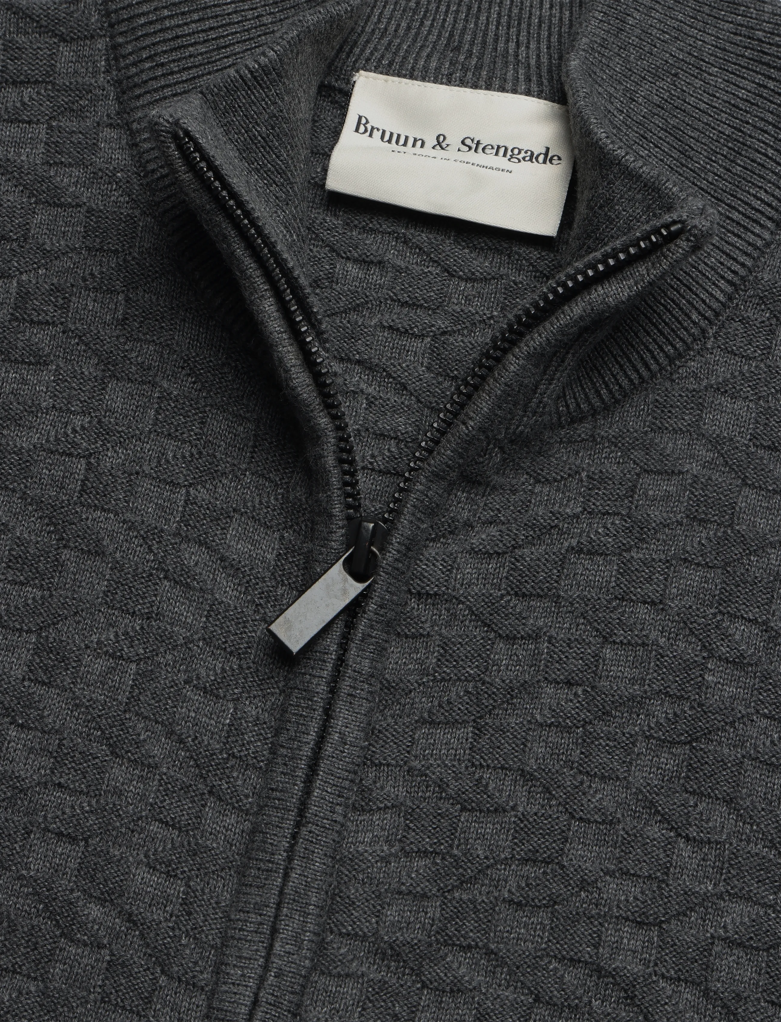 Bruun & Stengade - BS Mastor Regular Fit Knitwear - kardiganid - grey - 5