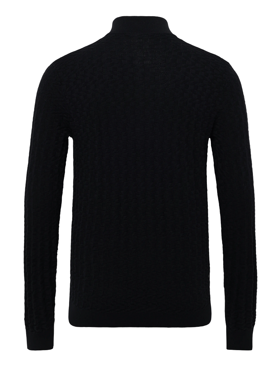 Bruun & Stengade - BS Mastor Regular Fit Knitwear - mallistot - navy - 2