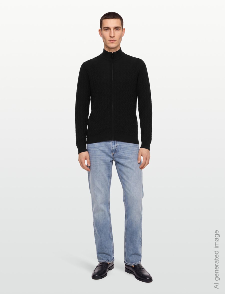 Bruun & Stengade - BS Mastor Regular Fit Knitwear - mallistot - navy - 0