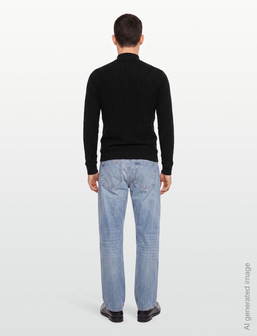 Bruun & Stengade - BS Mastor Regular Fit Knitwear - mallistot - navy - 4