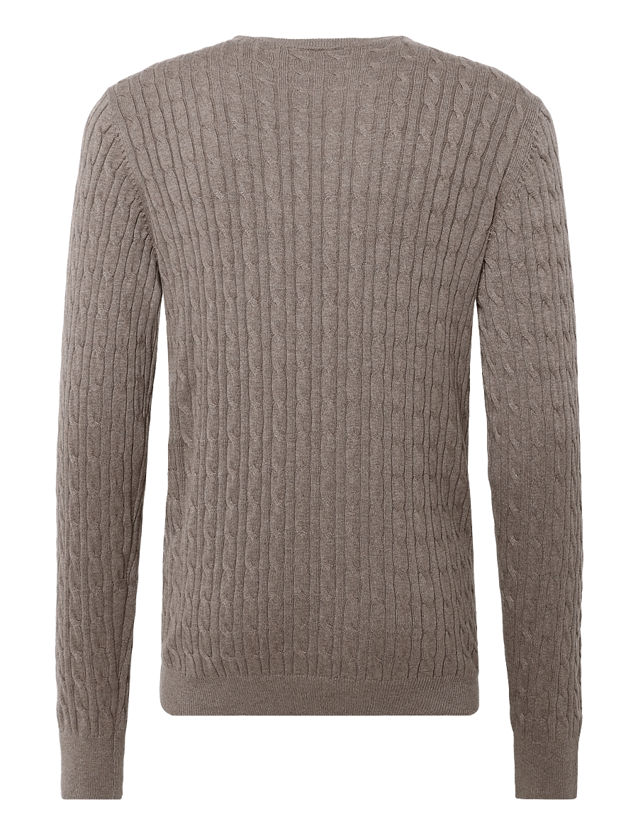 Bruun & Stengade - BS Guizchou Regular Fit Knitwear - rundhals - brown - 1