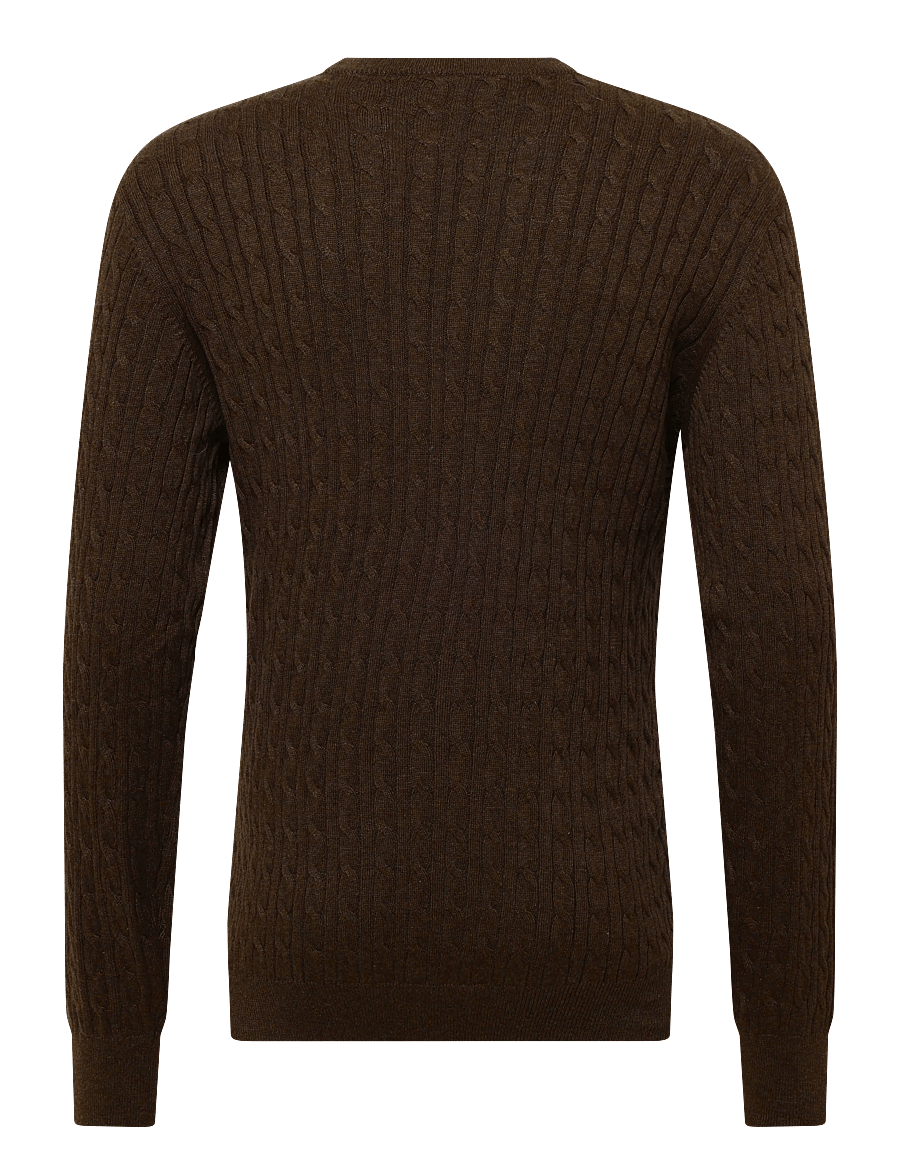Bruun & Stengade - BS Guizchou Regular Fit Knitwear - rundhalsad - forest - 1