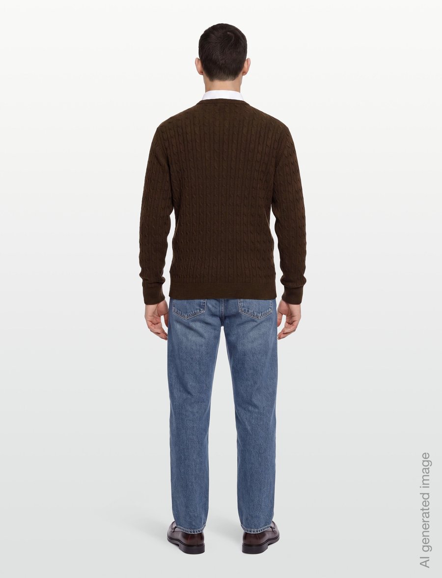 Bruun & Stengade - BS Guizchou Regular Fit Knitwear - rundhals - forest - 4