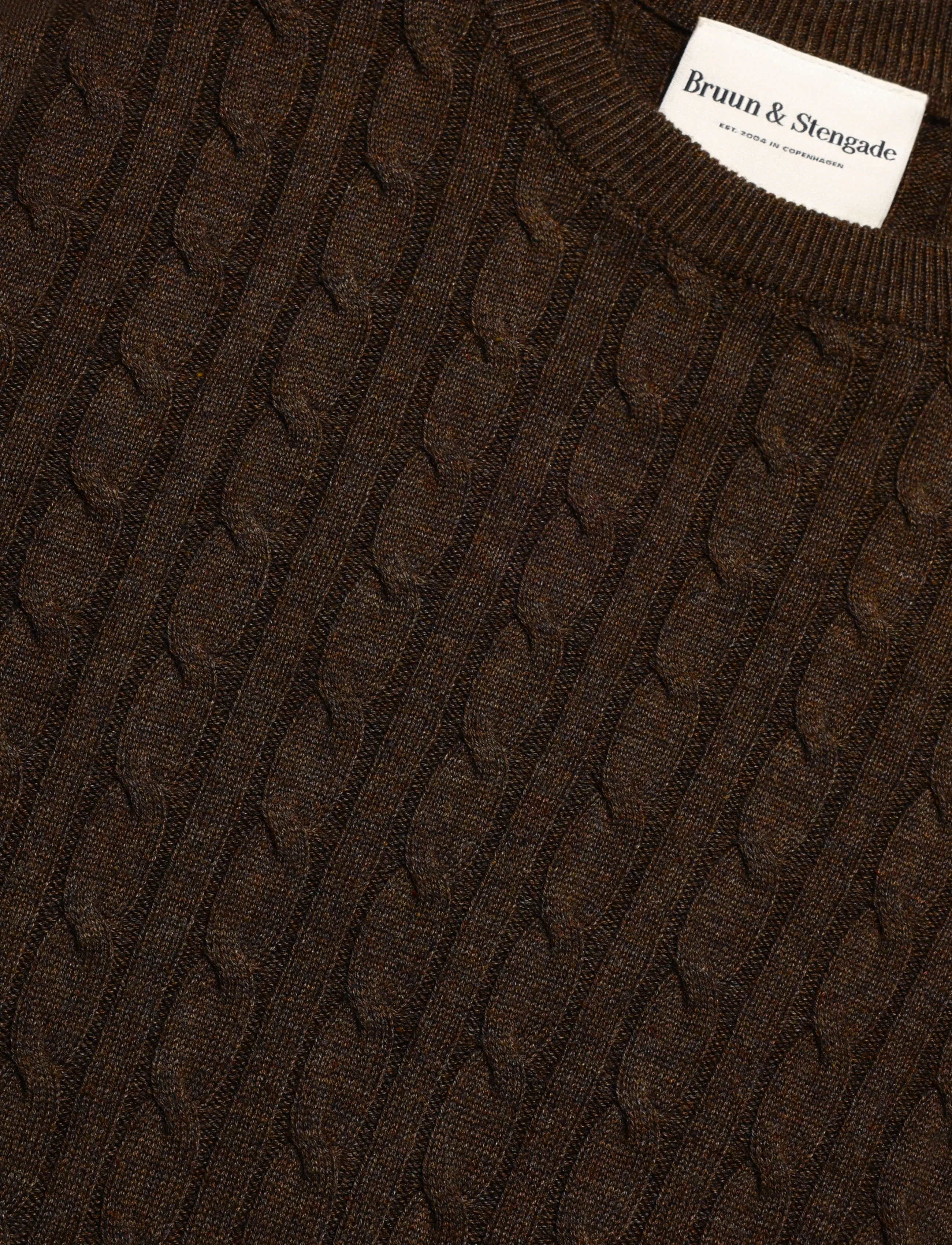 Bruun & Stengade - BS Guizchou Regular Fit Knitwear - rundhalsad - forest - 2