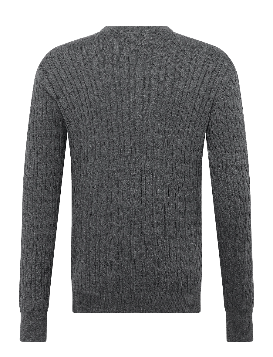 Bruun & Stengade - BS Guizchou Regular Fit Knitwear - rundhals - grey - 2
