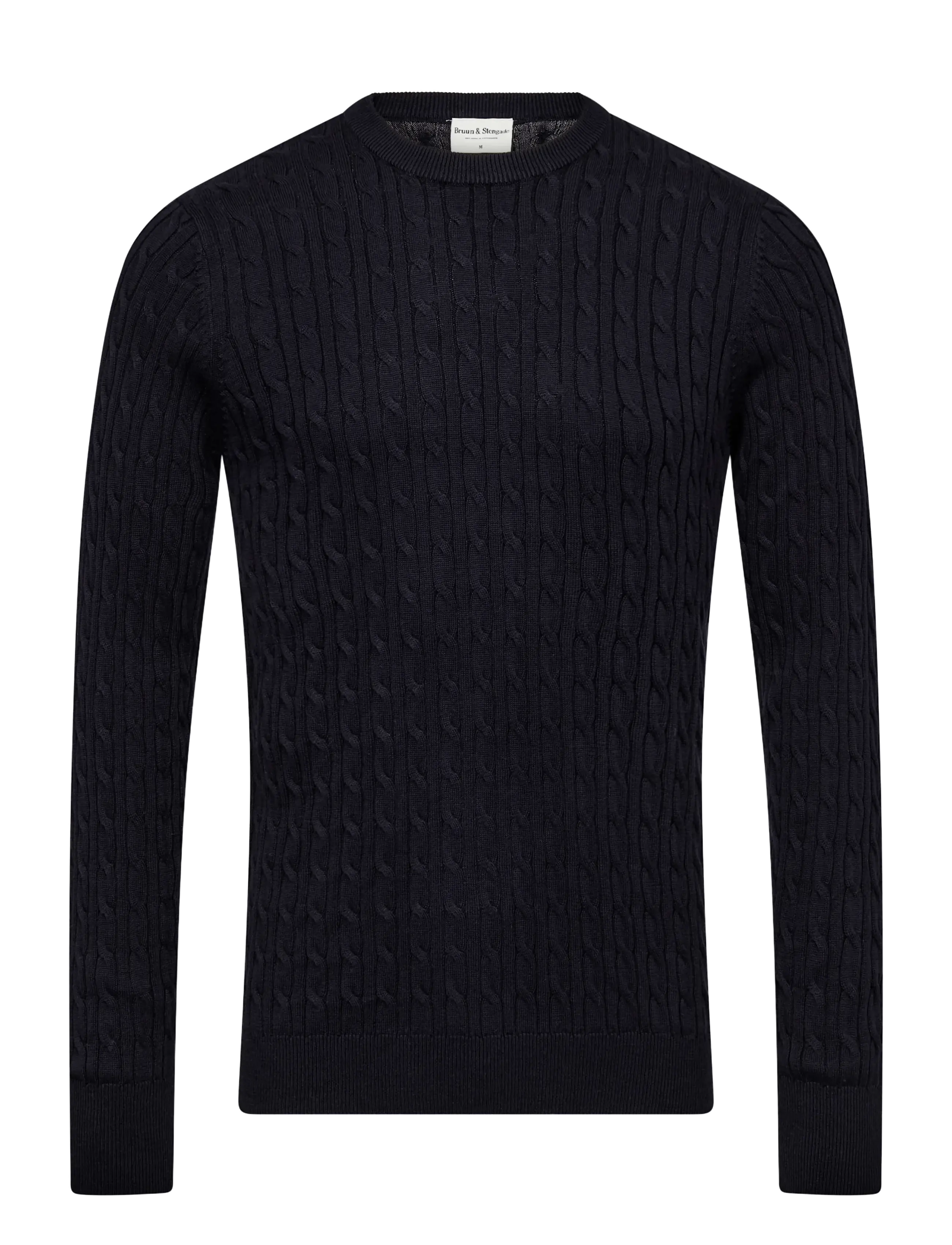Bruun & Stengade BS Guizchou Regular Fit Knitwear - Rundhals - NAVY / navy