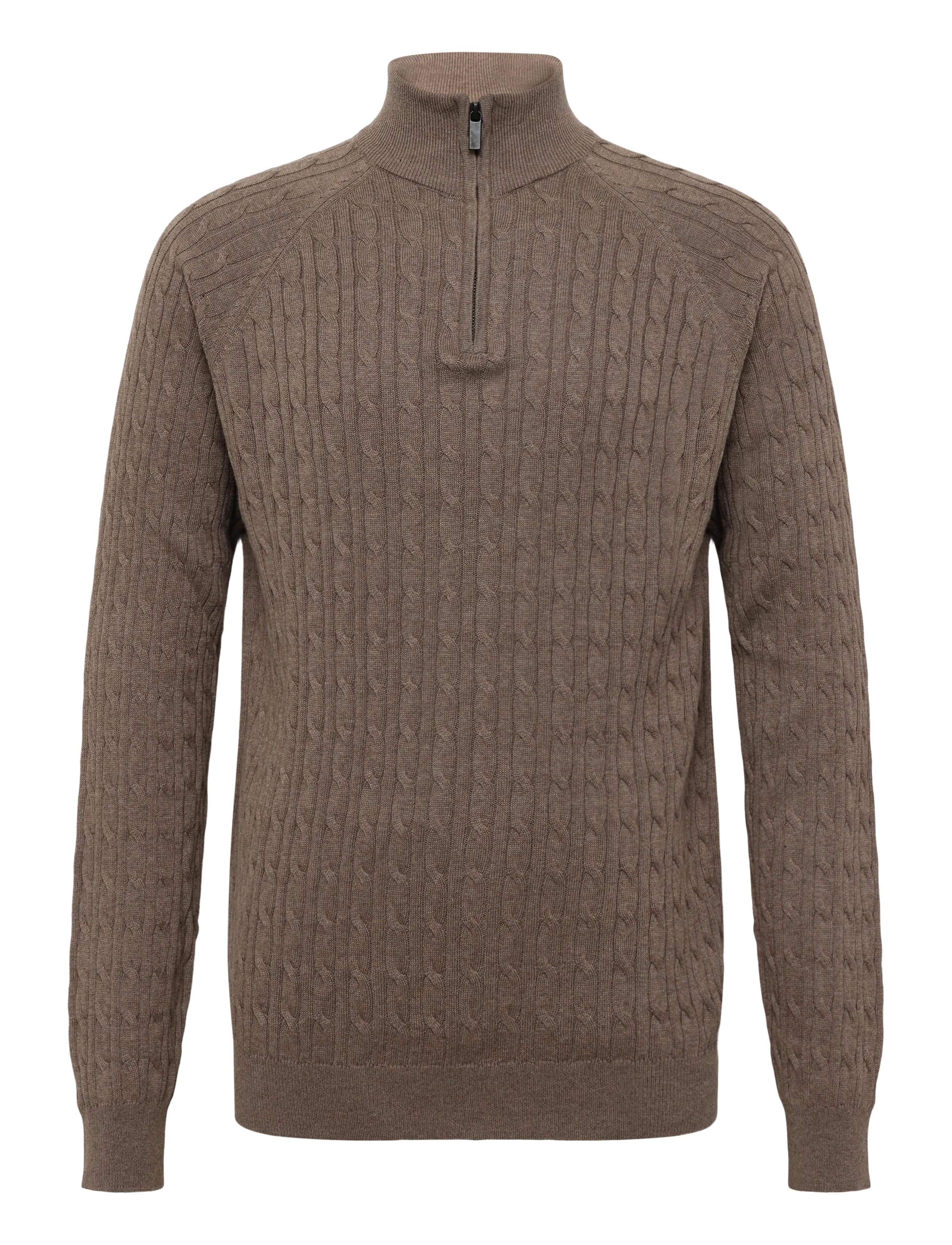 Bruun & Stengade BS Simbel Regular Fit Knitwear - Kudumid - BROWN / brown