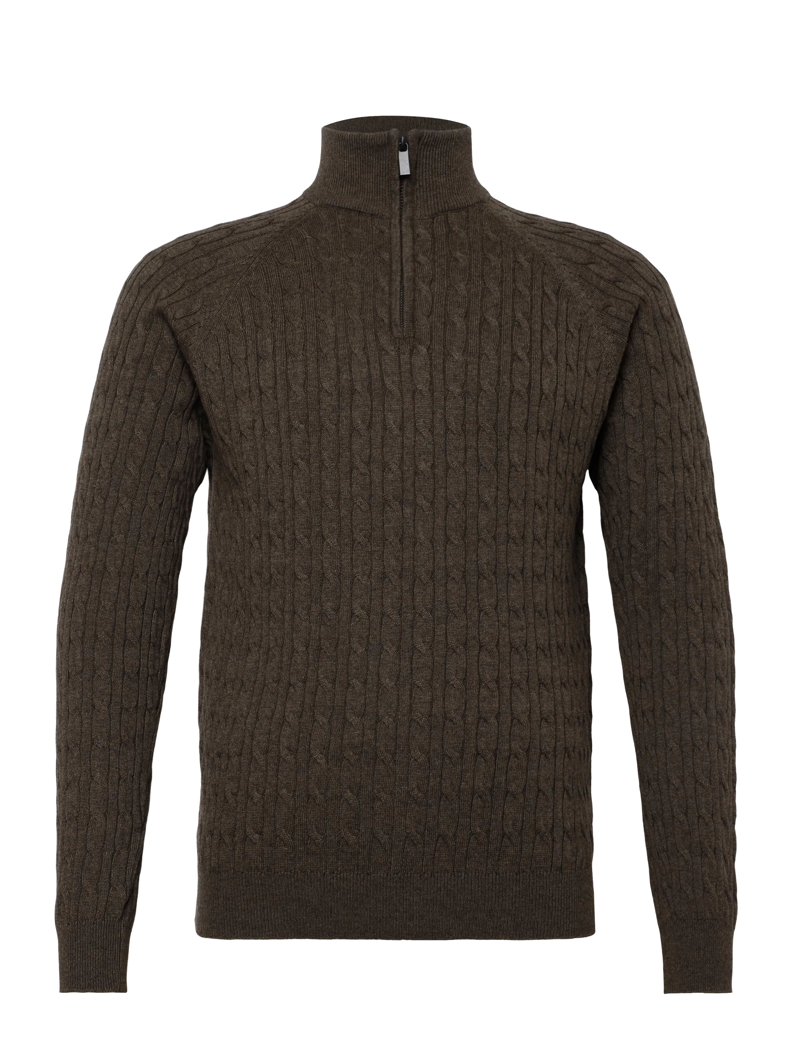 Bruun & Stengade BS Simbel Regular Fit Knitwear - Vis alt - FOREST / brown