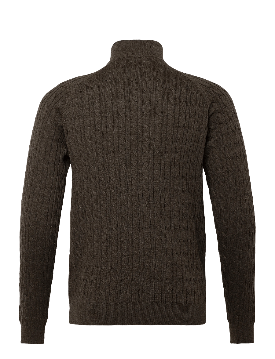Bruun & Stengade - BS Simbel Regular Fit Knitwear - half zip-tröjor - forest - 2