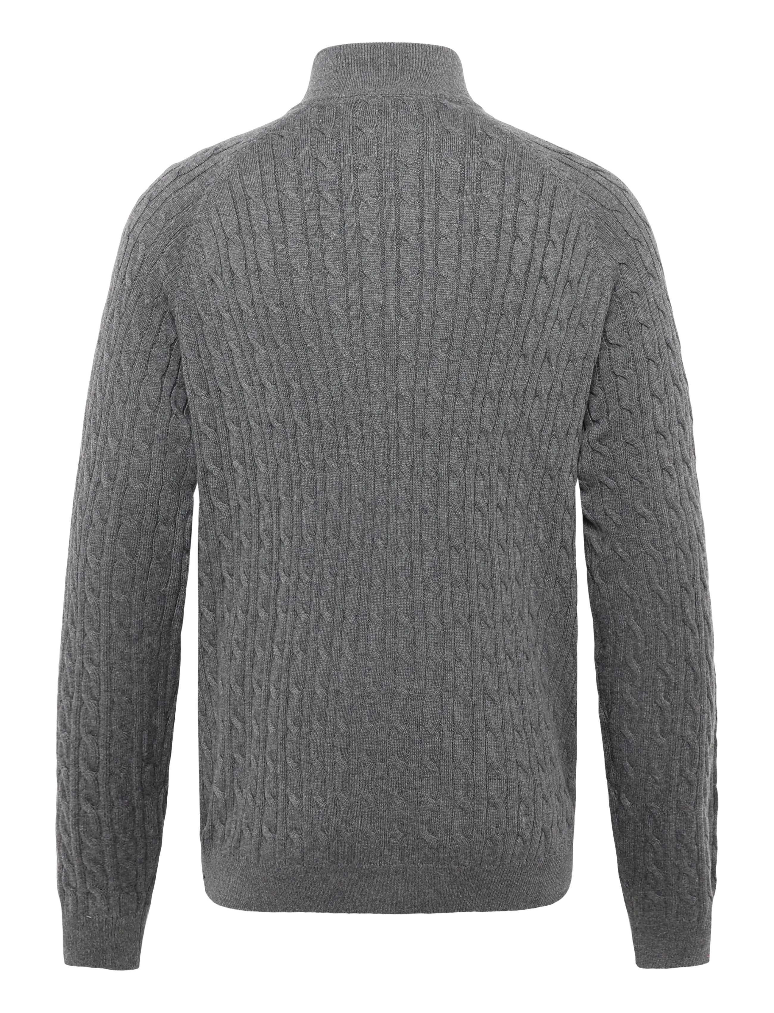 Bruun & Stengade - BS Simbel Regular Fit Knitwear - pullover mit halbem reißverschluss - grey - 2