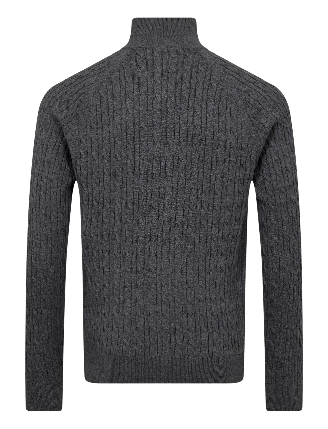 Bruun & Stengade - BS Simbel Regular Fit Knitwear - half zip jumpers - grey - 1