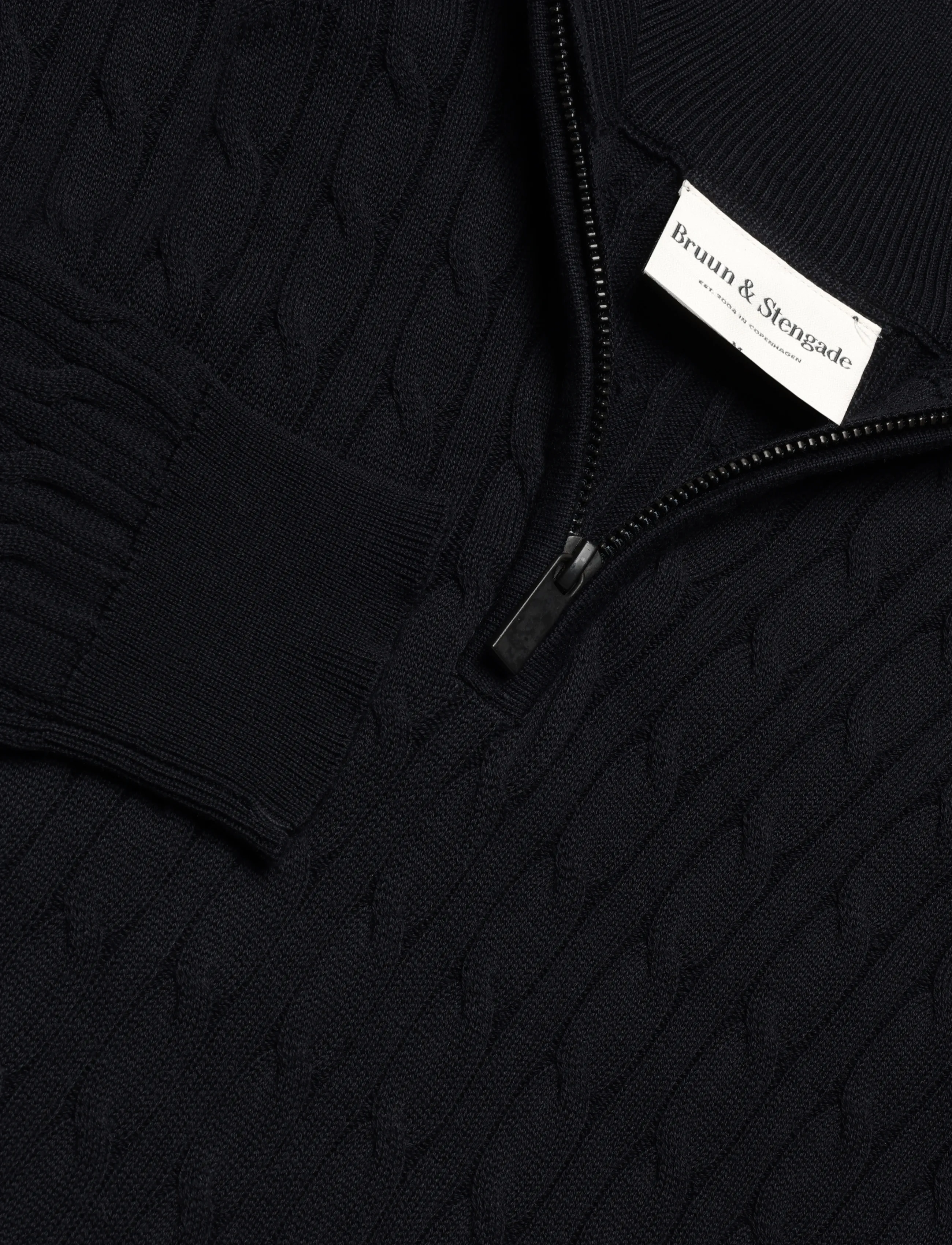 Bruun & Stengade - BS Simbel Regular Fit Knitwear - half zip jumpers - navy - 5