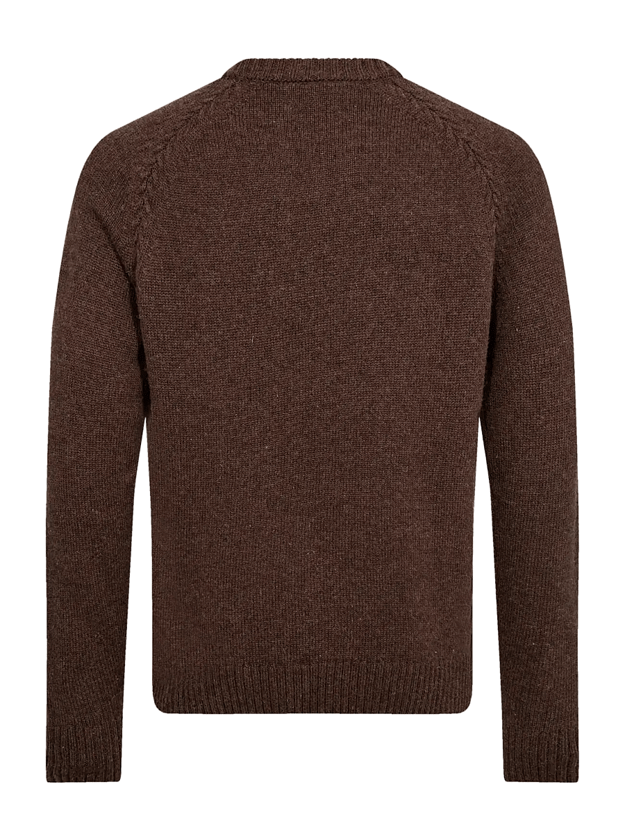Bruun & Stengade - BS Punta Regular Fit Knitwear - round necks - forest - 2