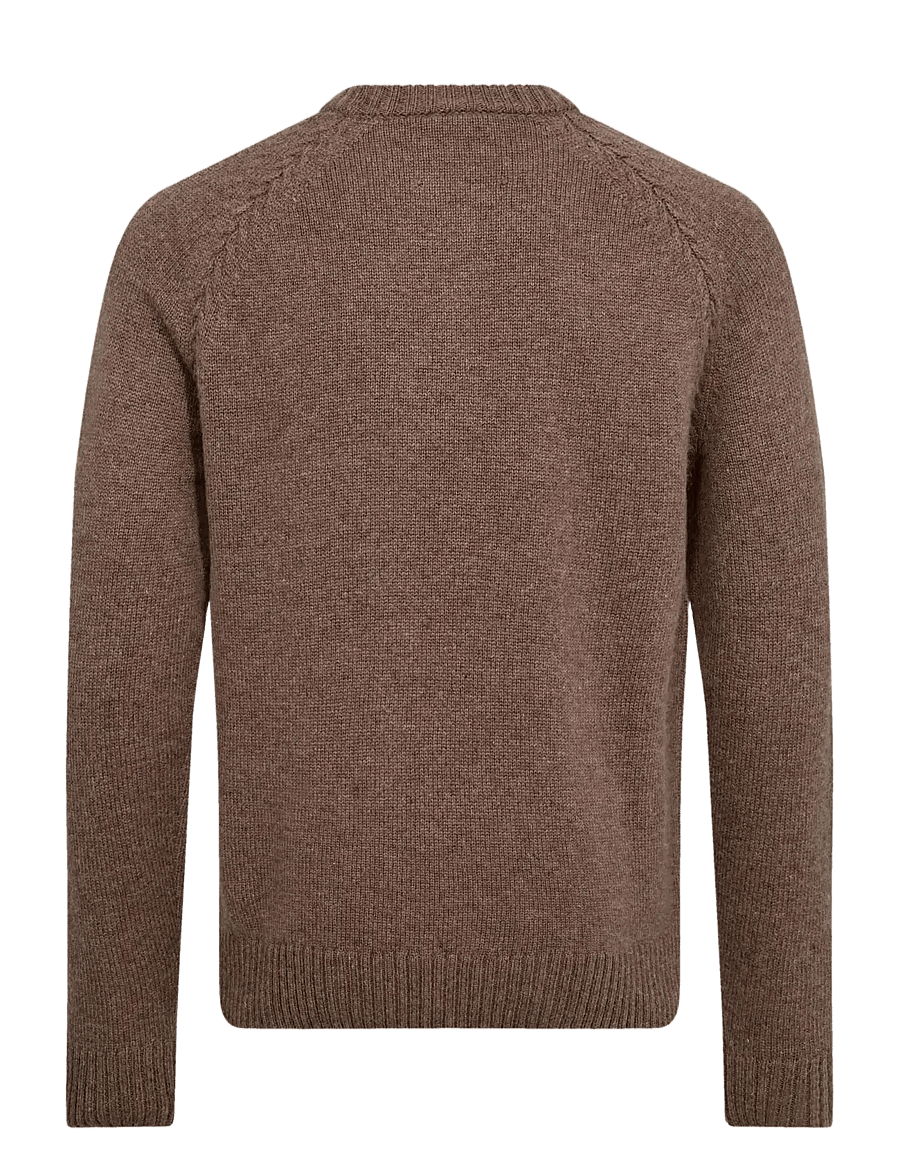 Bruun & Stengade - BS Punta Regular Fit Knitwear - rundhals - mink - 2