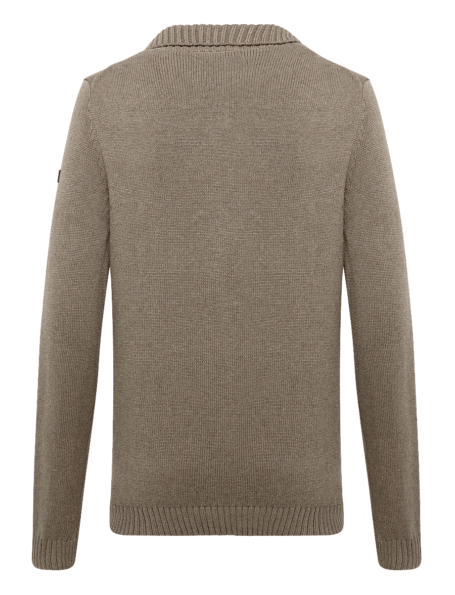 Bruun & Stengade - BS Bjarte Regular Fit Knitwear - cardigans - brown - 1