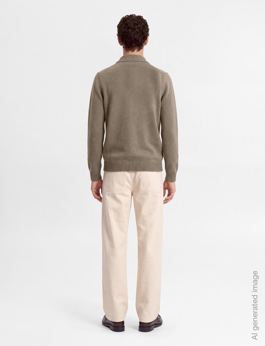 Bruun & Stengade - BS Bjarte Regular Fit Knitwear - kardiganid - brown - 4