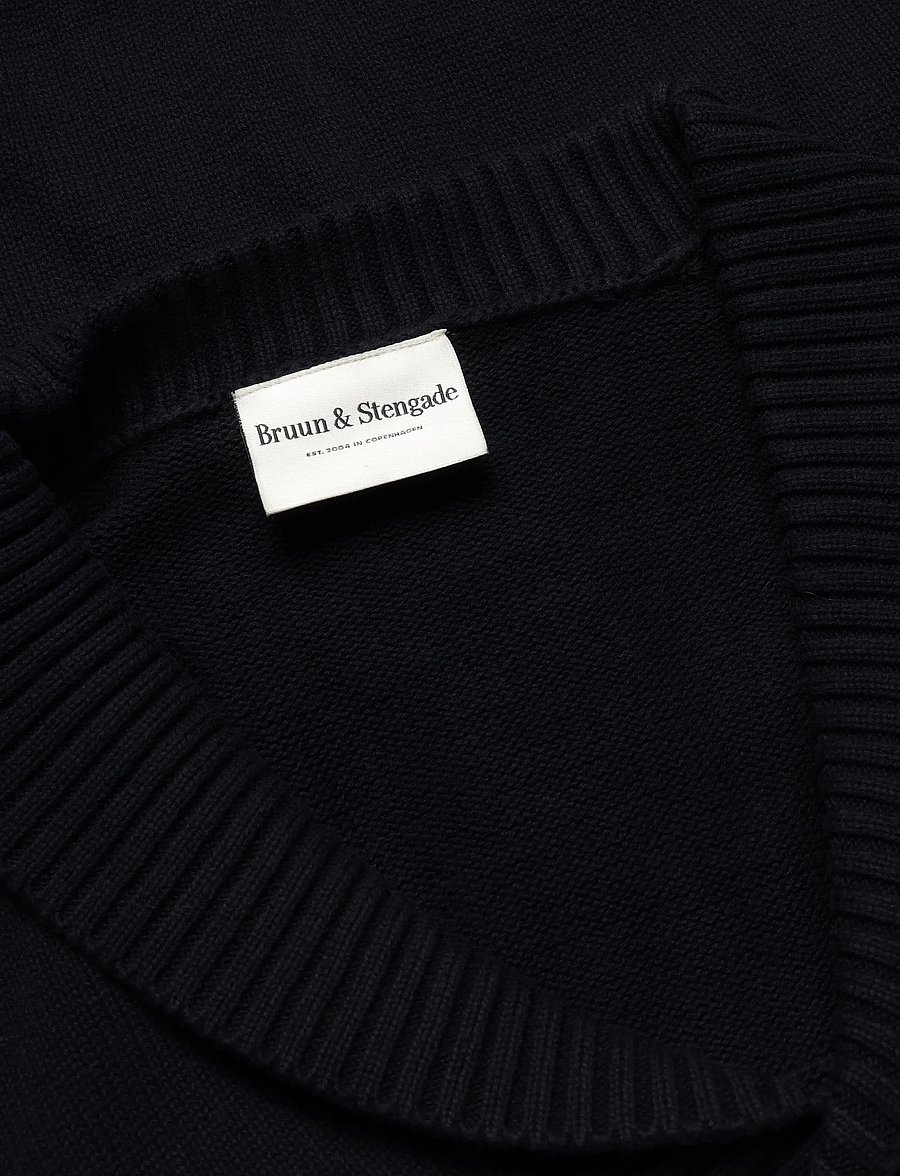 Bruun & Stengade - BS Bjarte Regular Fit Knitwear - strickjacken - navy - 2