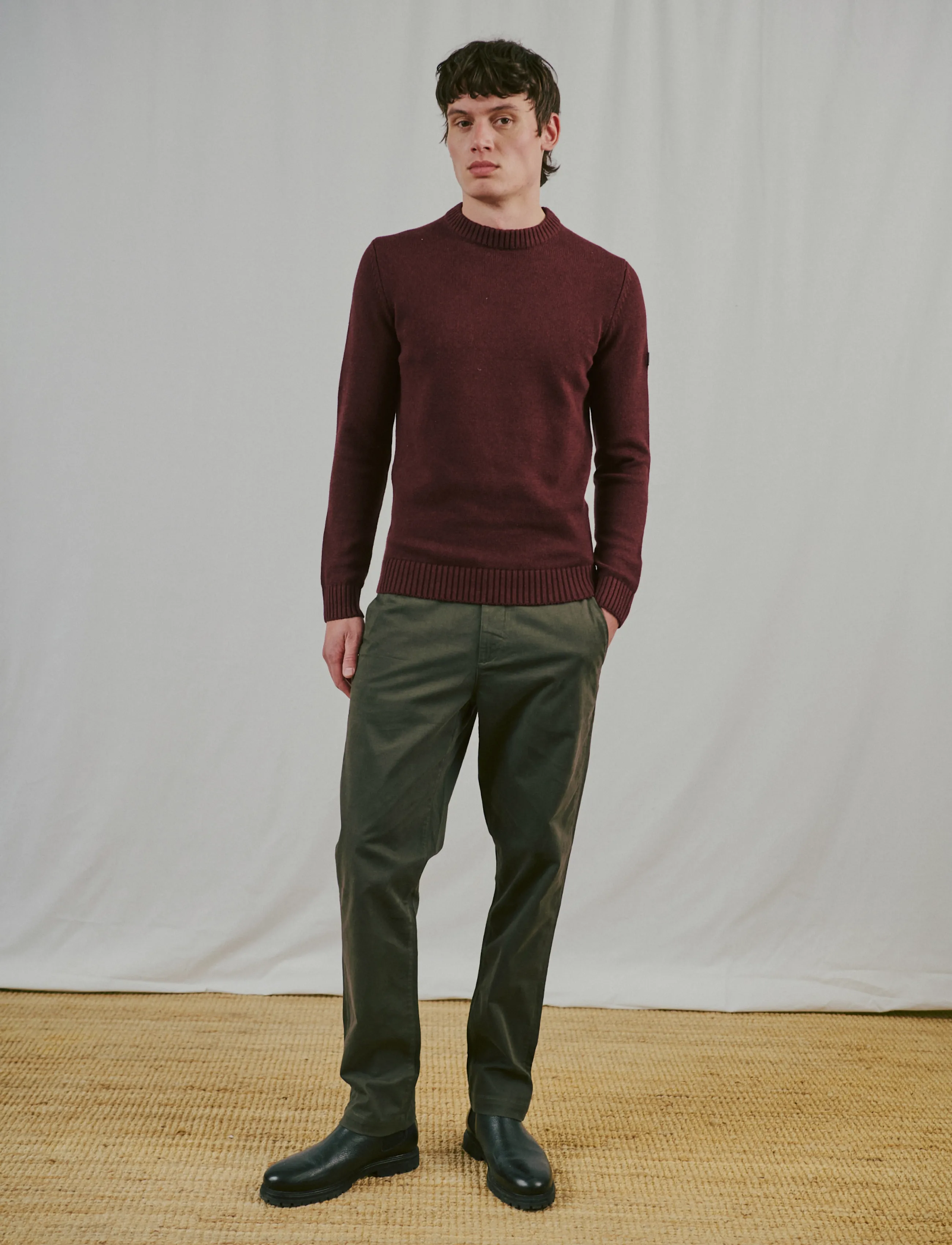 Bruun & Stengade - BS Mizan Regular Fit Chinos - chinos - green - 4